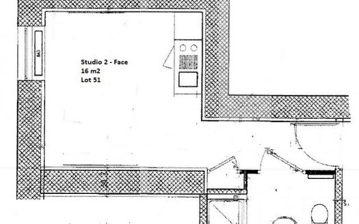 69003 LYON PART DIEU STUDIO MEUBLE 16m2 SPECIAL ETUDIANT