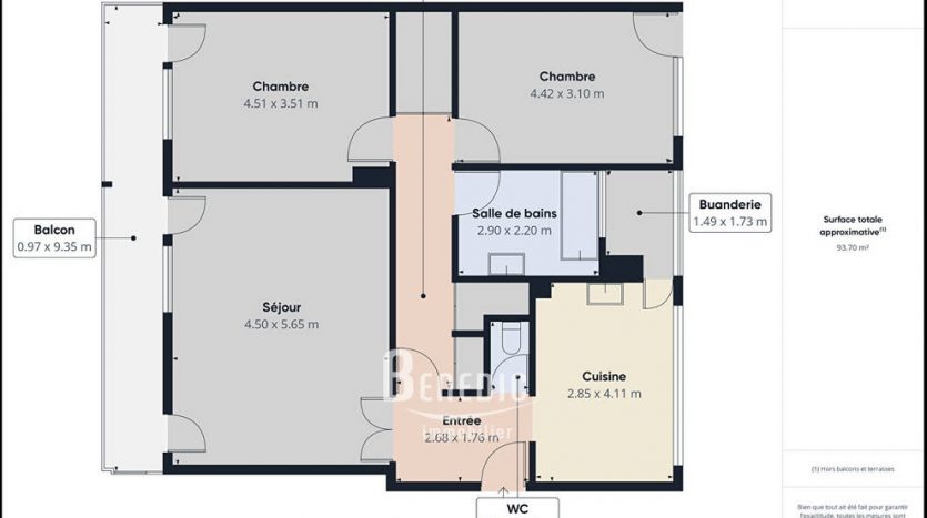 Vente appartement T4 57000 METZ DHG CONSEIL