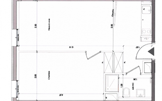 91120 PALAISEAU GARE TGV LOCATION APPARTEMENT T2 MEUBLE 43m2 + PARKING